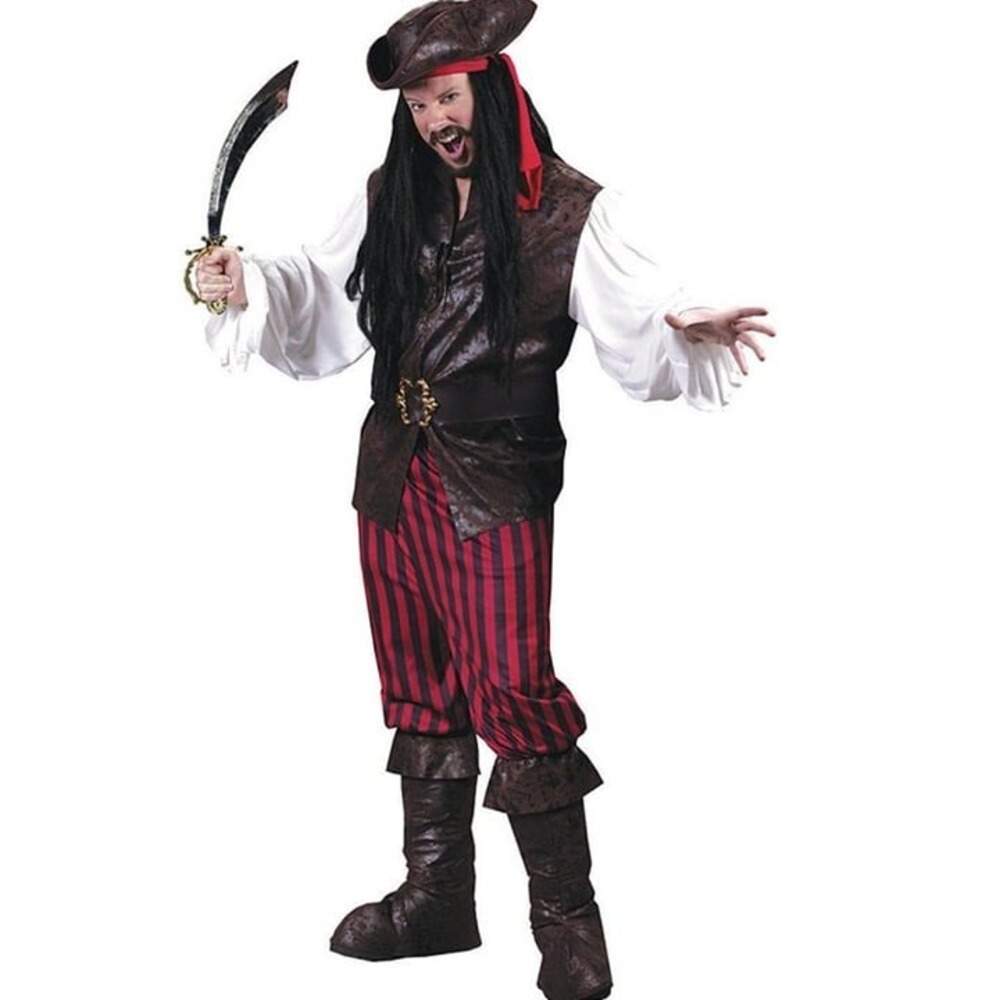 Men's High Seas‎ Buccaneer Pirate Costume